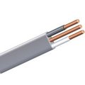 Romex Building Wire, 6 AWG Wire, 2 Conductor, 500 ft L, Copper Conductor, PVC Insulation 6/2UF-W/GX500